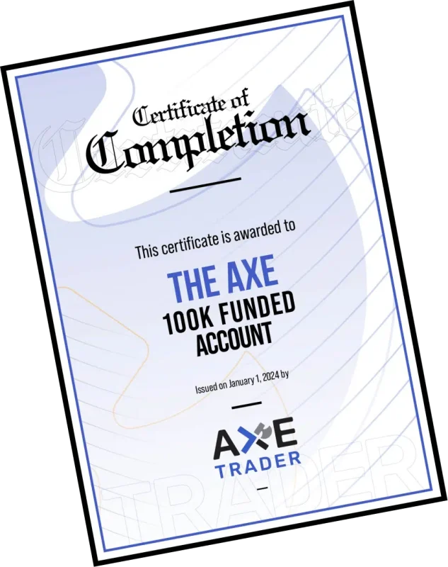 axe trader Certificate